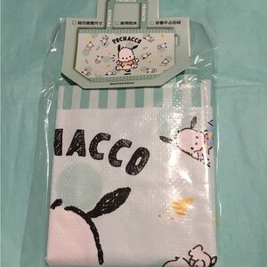 Sanrio Pochacco Mint Green White Tote Bag